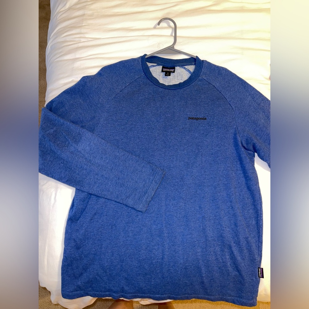 Women’s Patagonia Blue Long Sleeve cotton shirt